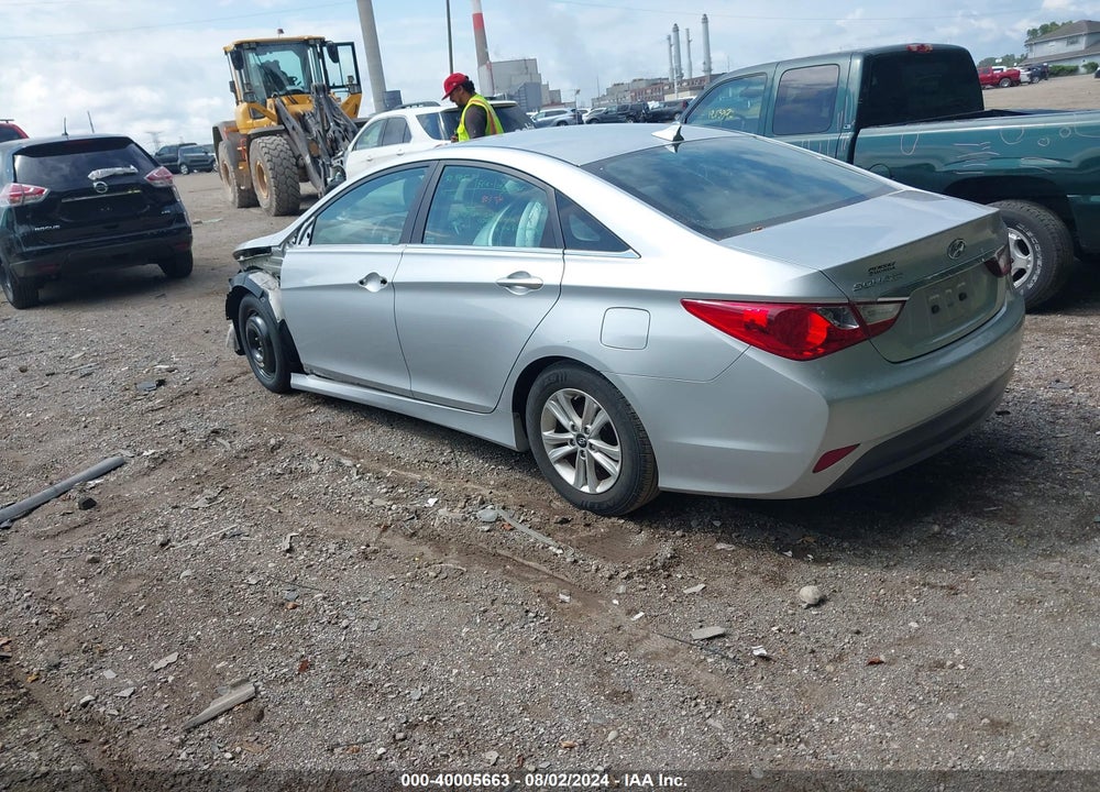 2014 HYUNDAI SONATA GLS VIN: 5NPEB4ACXEH862572