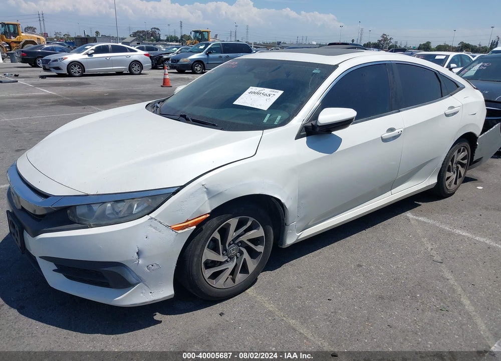 2018 HONDA CIVIC EX VIN: 2HGFC2F74JH569174