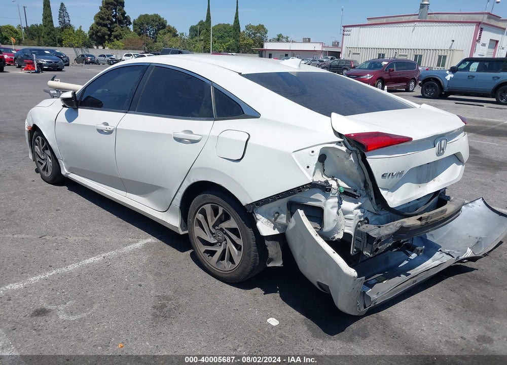 2018 HONDA CIVIC EX VIN: 2HGFC2F74JH569174