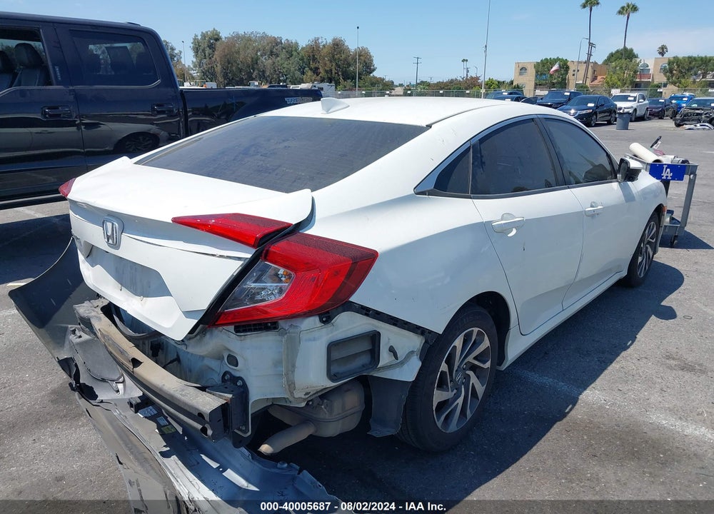 2018 HONDA CIVIC EX VIN: 2HGFC2F74JH569174