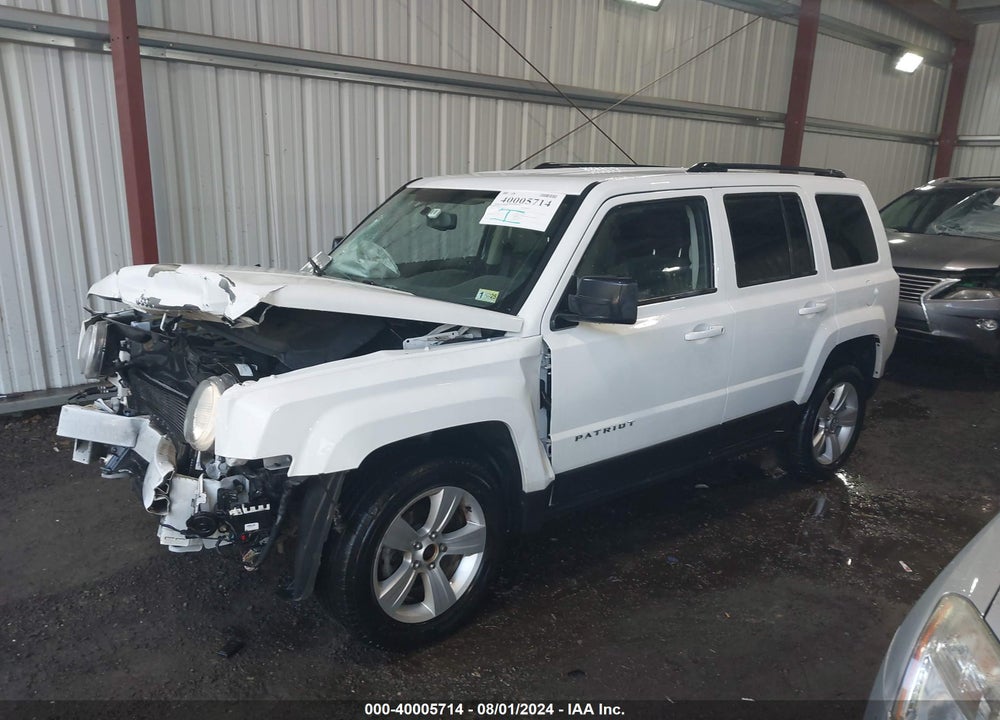 2016 JEEP PATRIOT VIN: 1C4NJPFB7GD590172