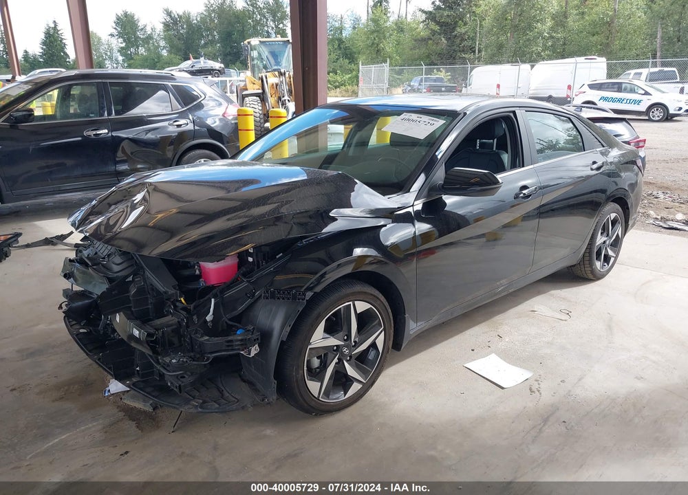 2022 HYUNDAI ELANTRA HYBRID LIMITED VIN: KMHLN4AJ9NU024192