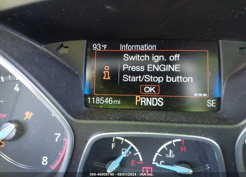 2015 FORD FOCUS TITANIUM VIN: 1FADP3N23FL262102