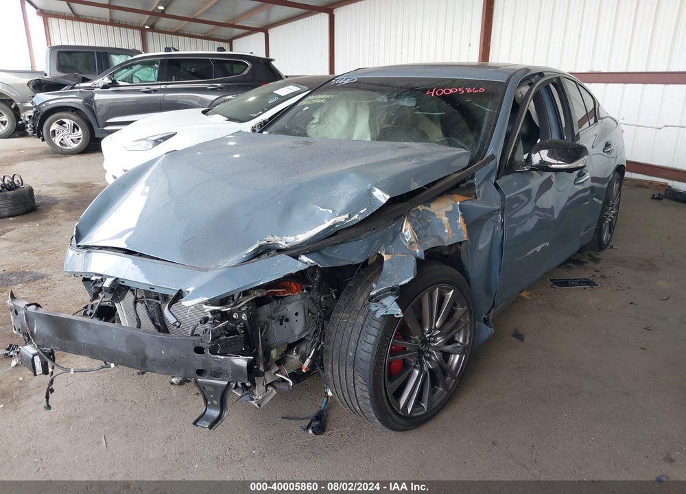 2023 INFINITI Q50 RED SPORT 400 VIN: JN1FV7DP7PM570059