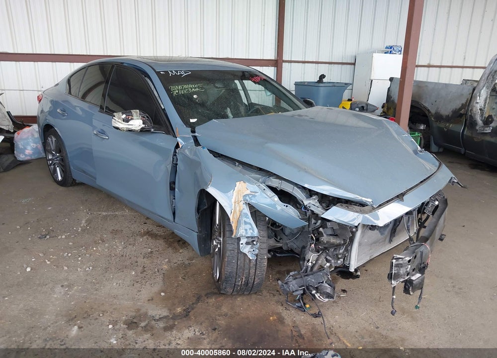 2023 INFINITI Q50 RED SPORT 400 VIN: JN1FV7DP7PM570059