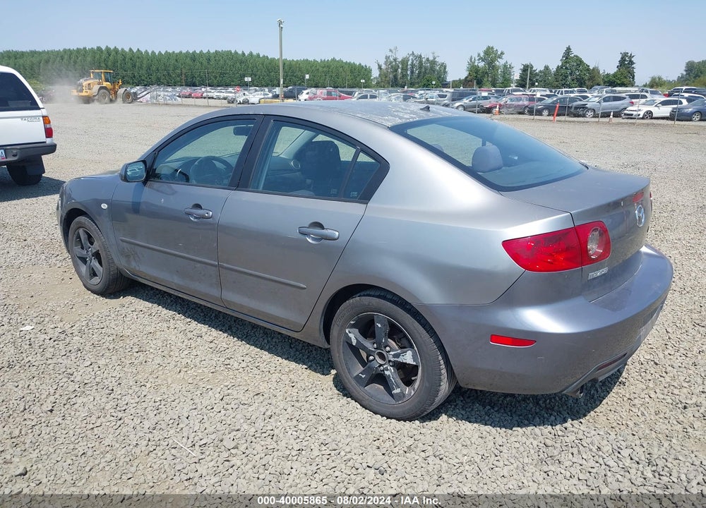 2006 MAZDA 3 I VIN: JM1BK12FX61472123