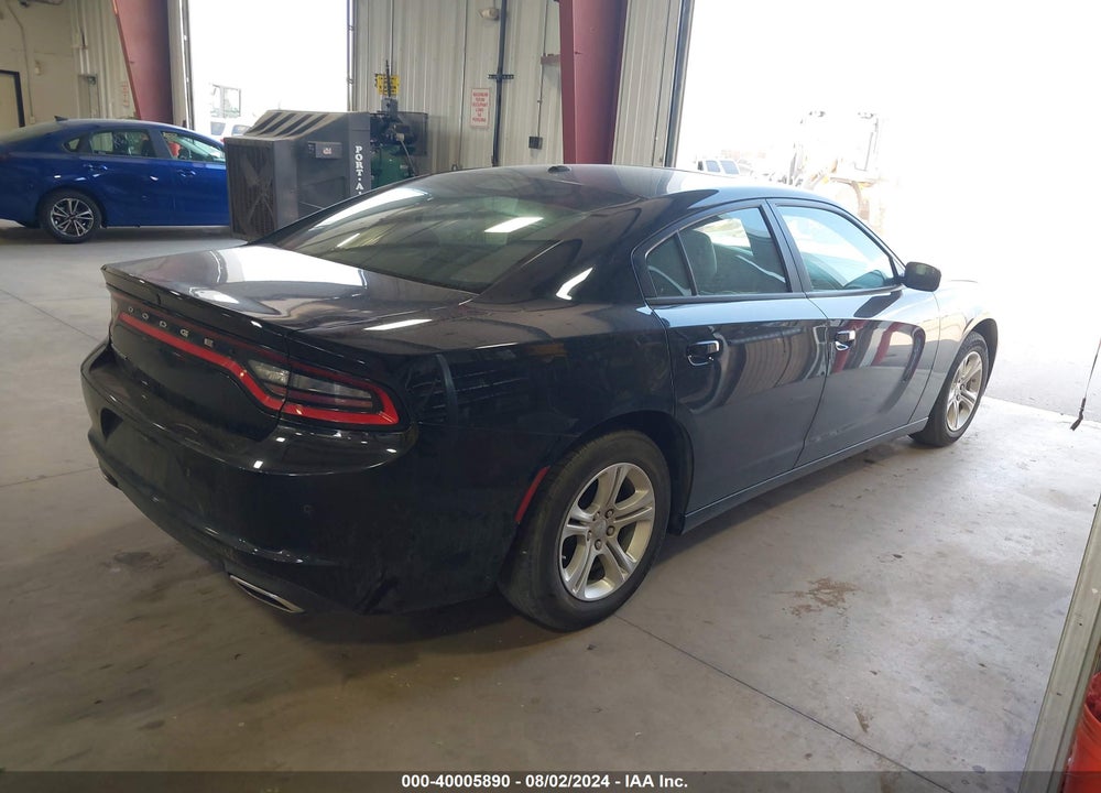 2022 DODGE CHARGER SXT RWD VIN: 2C3CDXBG7NH169301