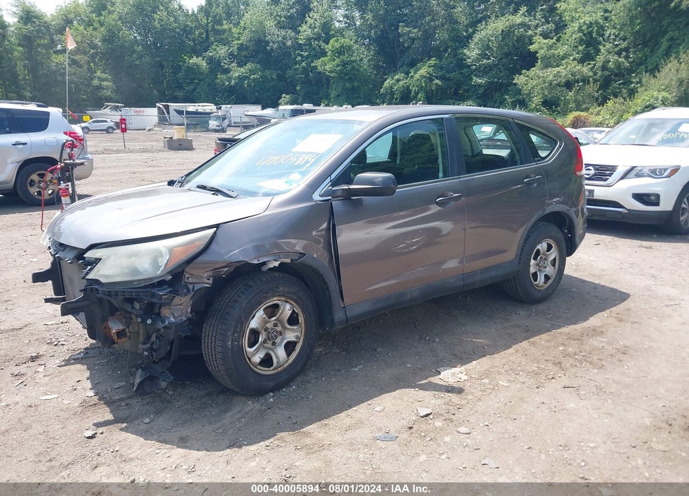 2012 HONDA CR-V LX VIN: 5J6RM4H39CL061071