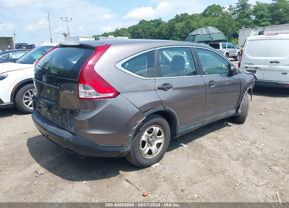 2012 HONDA CR-V LX VIN: 5J6RM4H39CL061071