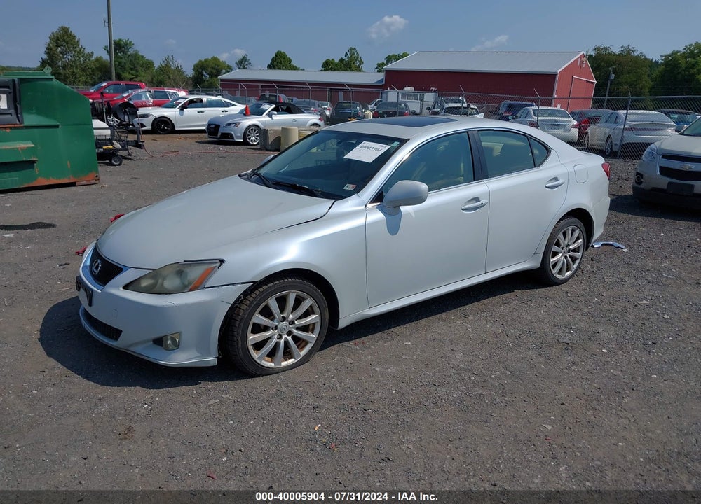2007 LEXUS IS 250 VIN: JTHBK262372035667