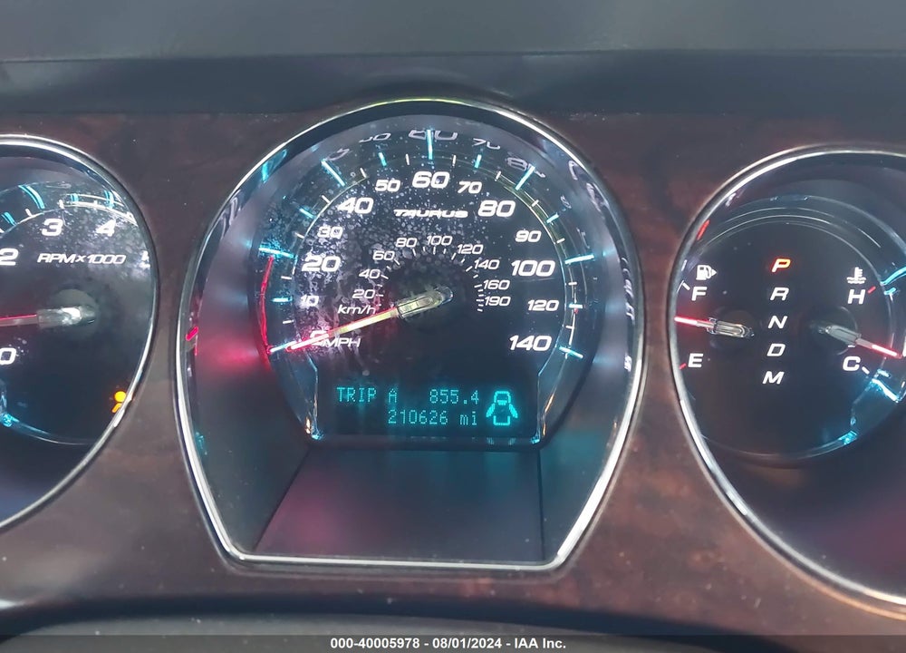 2012 FORD TAURUS LIMITED VIN: 1FAHP2FW3CG117742