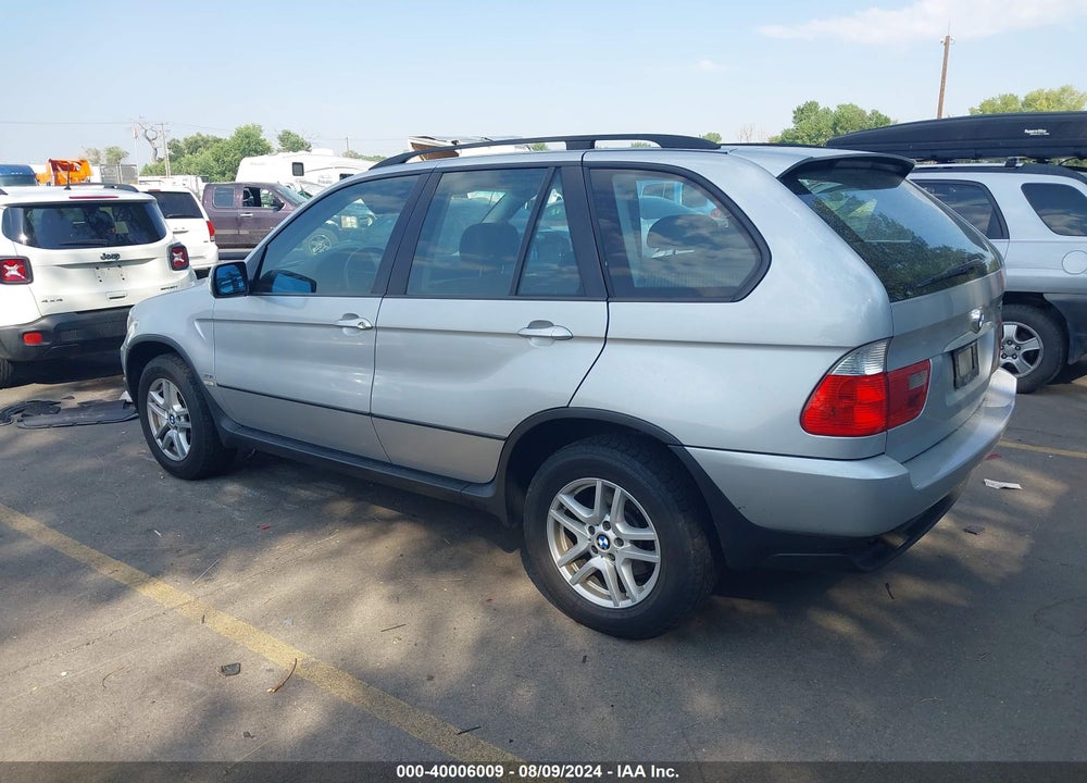 2005 BMW X5 3.0I VIN: 5UXFA13555LY02357