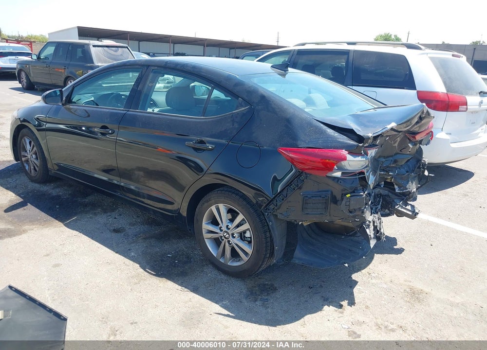 2018 HYUNDAI ELANTRA SEL VIN: KMHD84LF3JU629310
