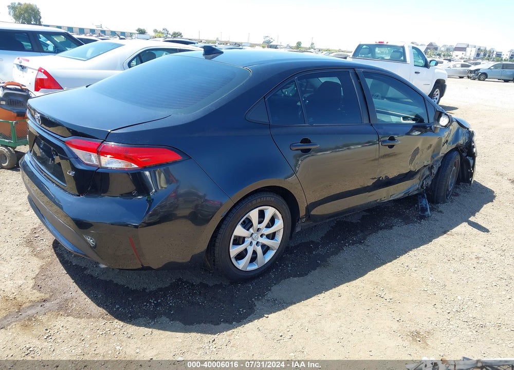 2022 TOYOTA COROLLA LE VIN: 5YFEPMAEXNP278646