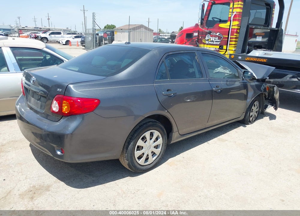 2009 TOYOTA COROLLA LE VIN: JTDBL40E09J016418