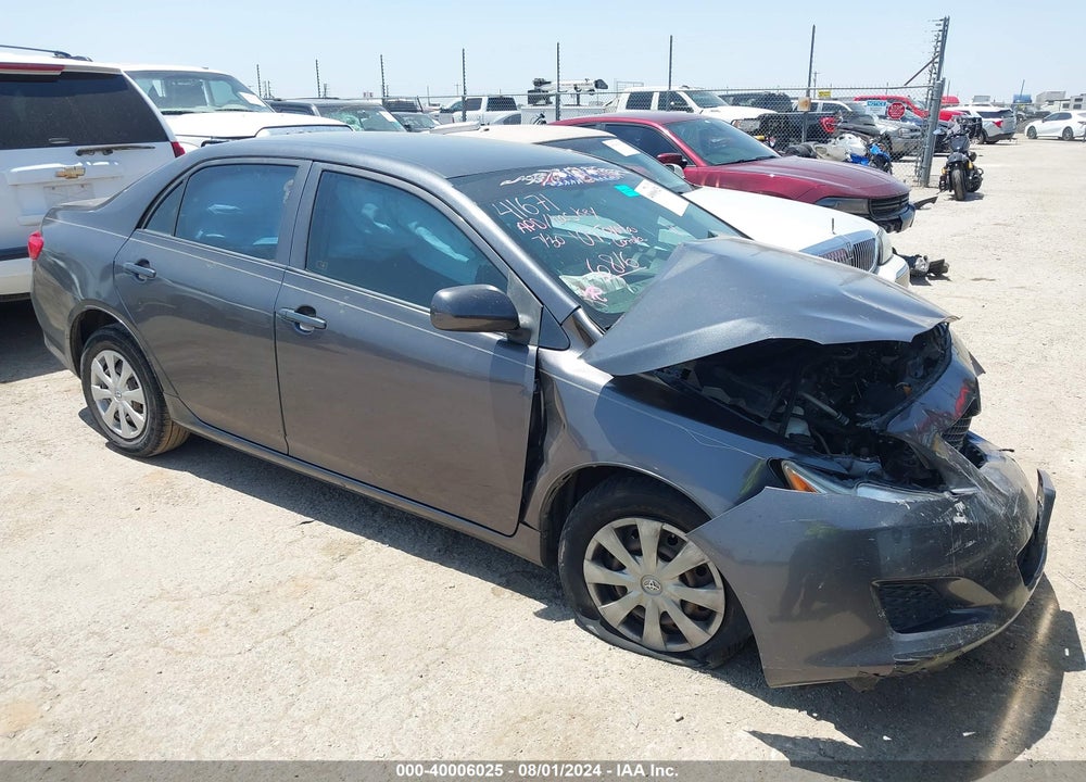 2009 TOYOTA COROLLA LE VIN: JTDBL40E09J016418