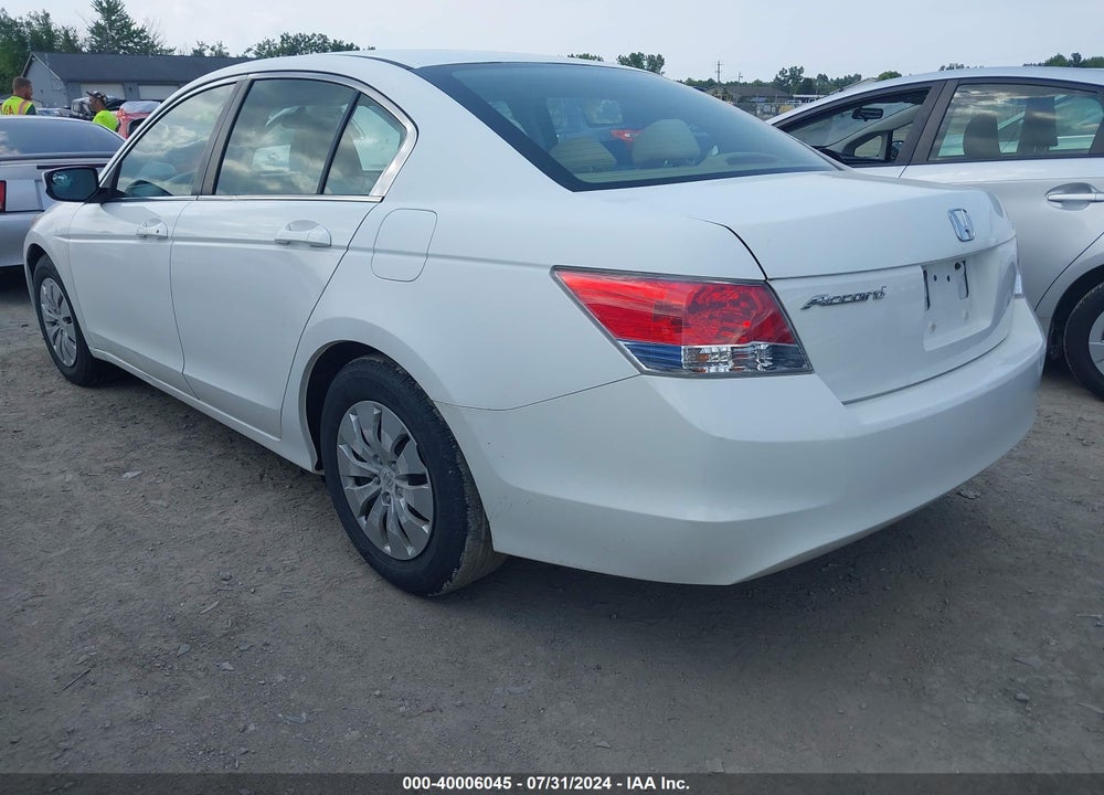2010 HONDA ACCORD 2.4 LX VIN: 1HGCP2F30AA013835