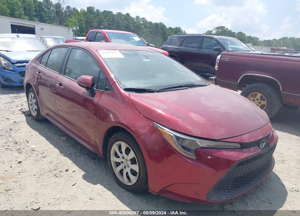 2022 TOYOTA COROLLA LE VIN: 5YFEPMAE8NP375196