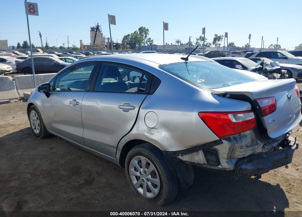2013 KIA RIO LX VIN: KNADM4A36D6184642