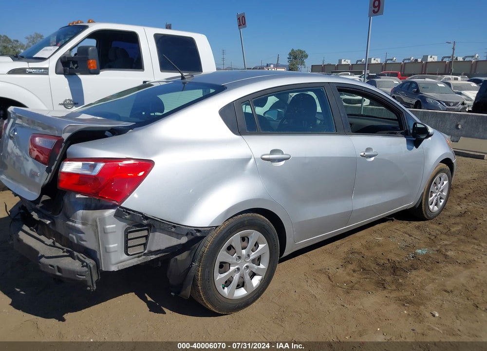 2013 KIA RIO LX VIN: KNADM4A36D6184642