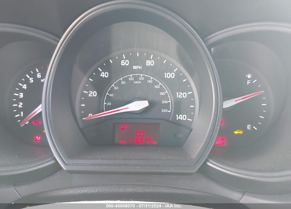 2013 KIA RIO LX VIN: KNADM4A36D6184642