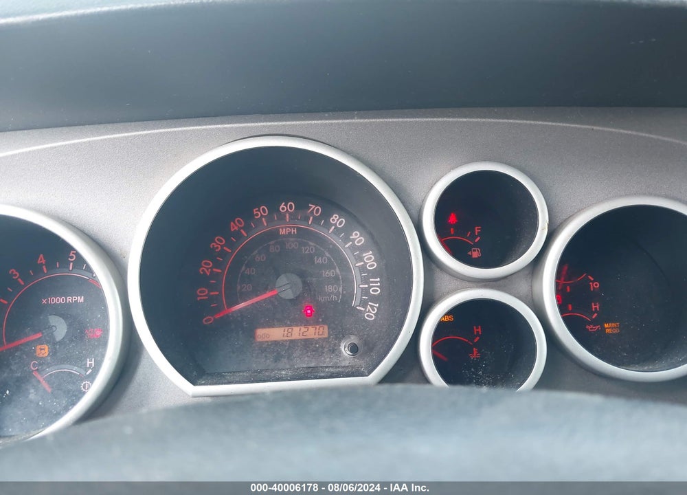 2012 TOYOTA TUNDRA GRADE 5.7L V8 VIN: 5TFEY5F16CX129819
