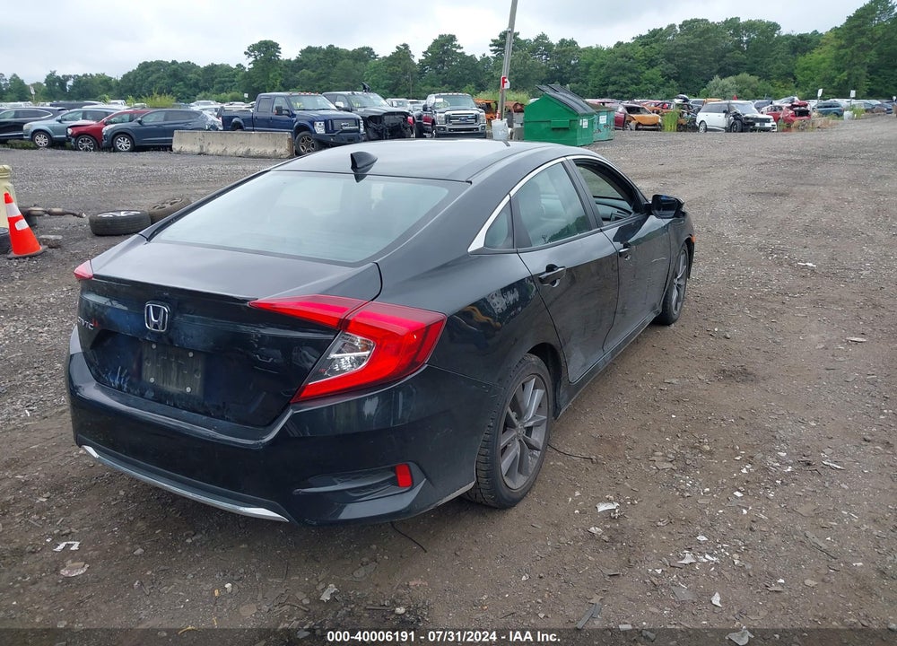 2019 HONDA CIVIC EX VIN: 19XFC1F33KE207999