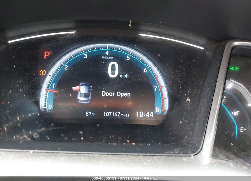 2019 HONDA CIVIC EX VIN: 19XFC1F33KE207999