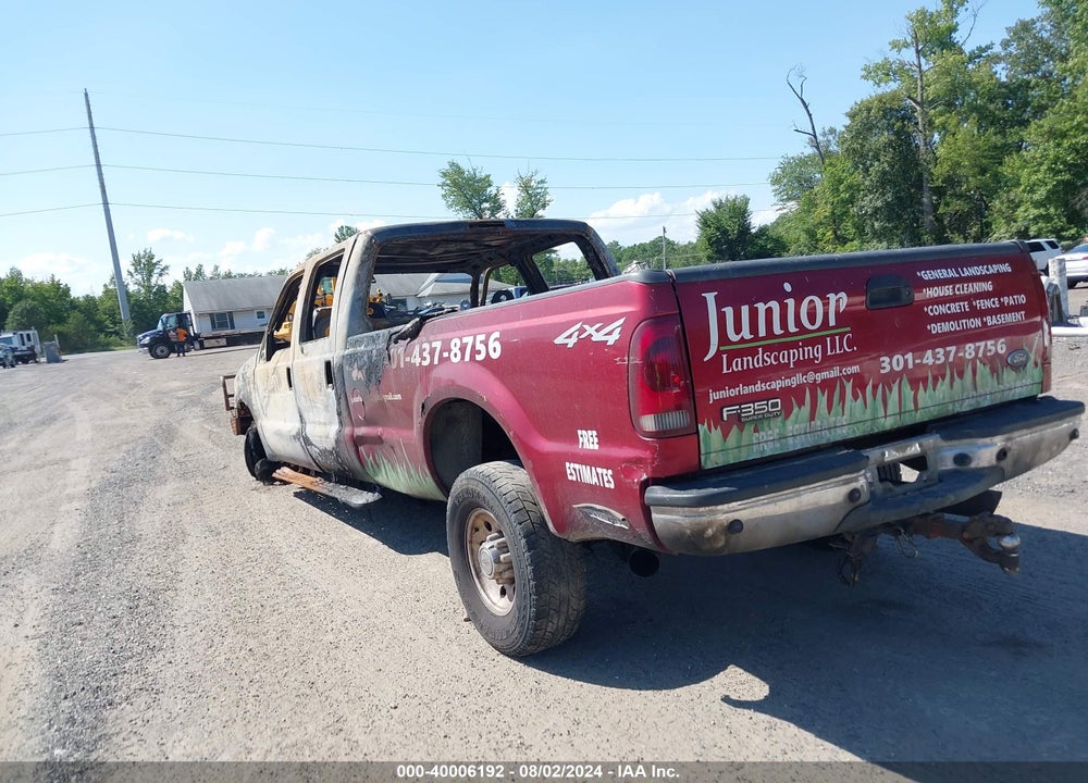 2001 FORD F 350 VIN: 1FTSW31F41EC78139