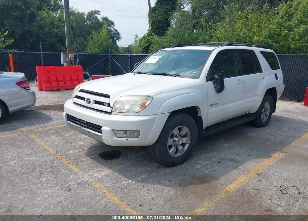 2003 TOYOTA 4RUNNER SR5 V8 VIN: JTEBT14R430023411