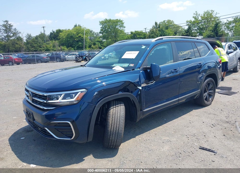 2022 VOLKSWAGEN ATLAS 3.6L V6 SEL R-LINE VIN: 1V2AR2CA6NC545957