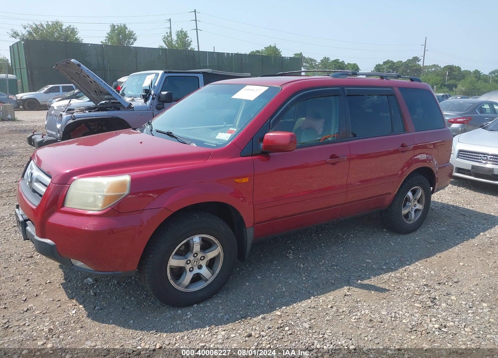 2006 HONDA PILOT EX-L VIN: 5FNYF185X6B016143