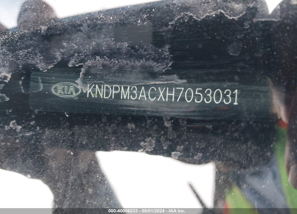 2017 KIA SPORTAGE VIN: KNDPM3ACXH7053031