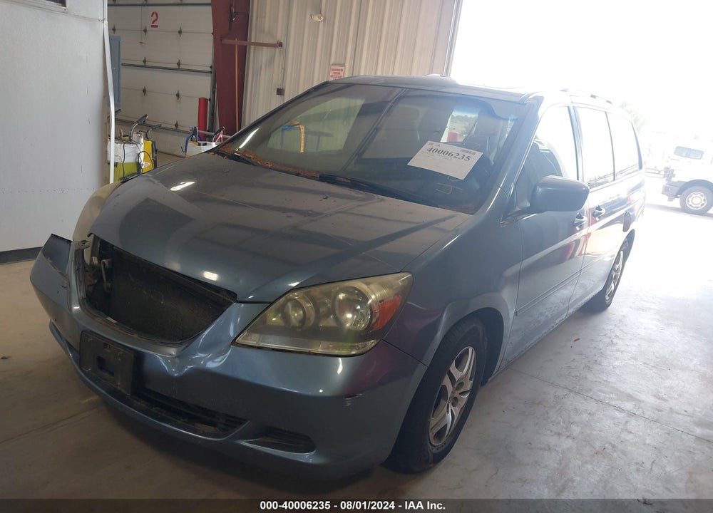 2006 HONDA ODYSSEY EX-L VIN: 5FNRL38786B125792