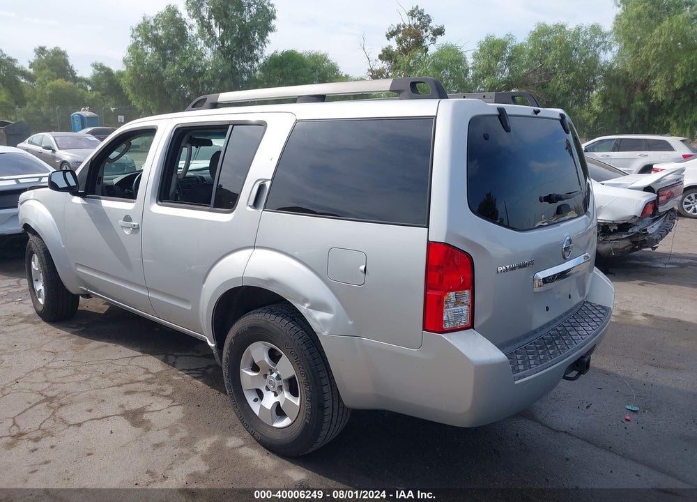 2009 NISSAN PATHFINDER S VIN: 5N1AR18B99C608418