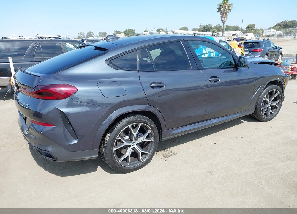 2022 BMW X6 XDRIVE40I VIN: 5UXCY6C03N9M60811