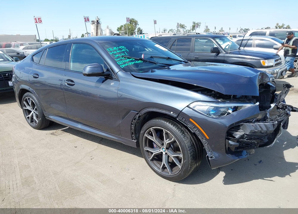 2022 BMW X6 XDRIVE40I VIN: 5UXCY6C03N9M60811