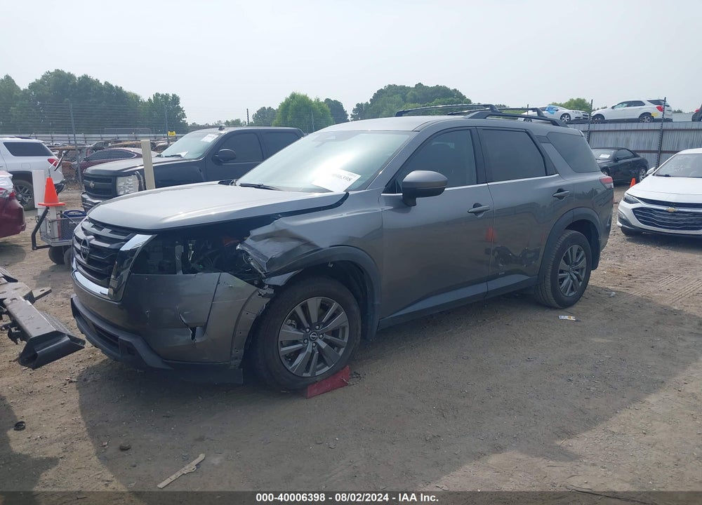 2022 NISSAN PATHFINDER SV 2WD VIN: 5N1DR3BAXNC235117