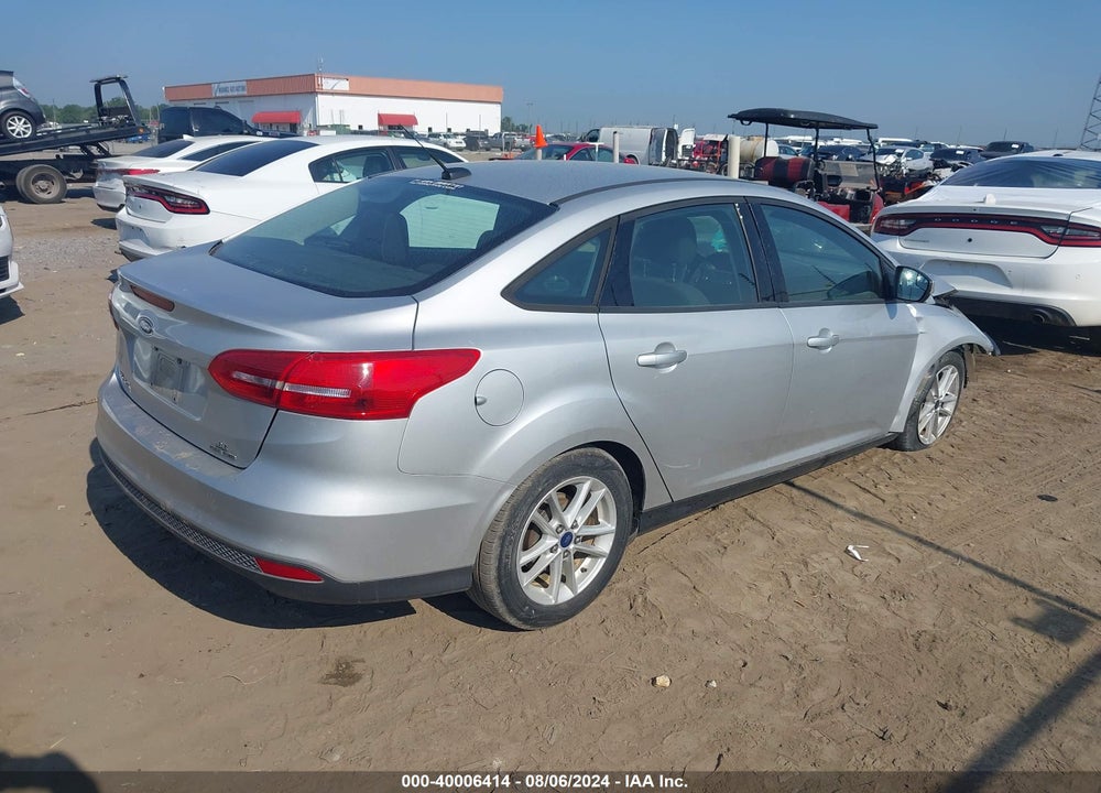 2015 FORD FOCUS SE VIN: 1FADP3F29FL343507