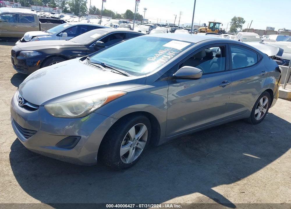 2013 HYUNDAI ELANTRA GLS VIN: 5NPDH4AE1DH344991