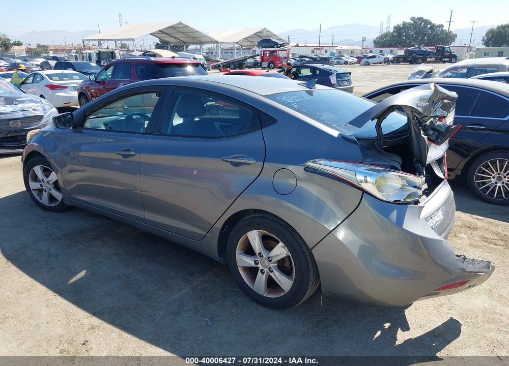 2013 HYUNDAI ELANTRA GLS VIN: 5NPDH4AE1DH344991