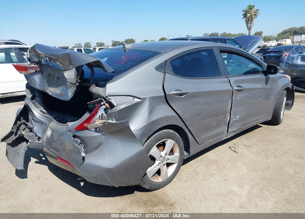 2013 HYUNDAI ELANTRA GLS VIN: 5NPDH4AE1DH344991