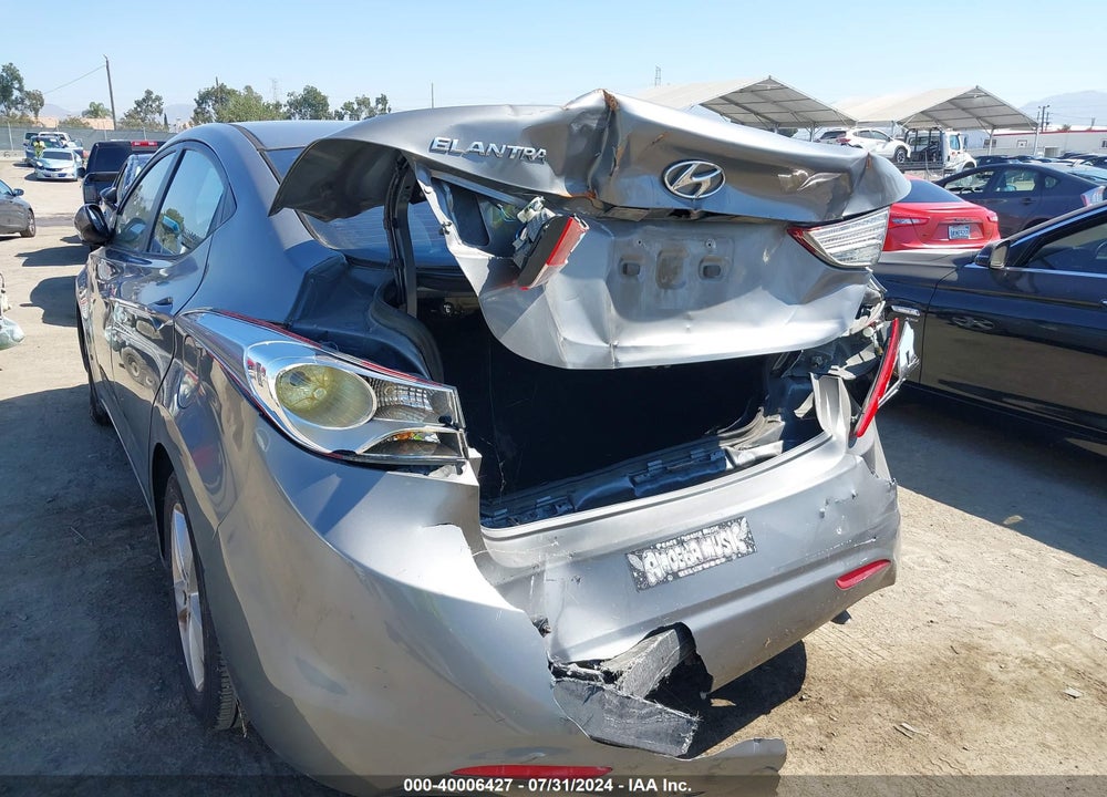2013 HYUNDAI ELANTRA GLS VIN: 5NPDH4AE1DH344991