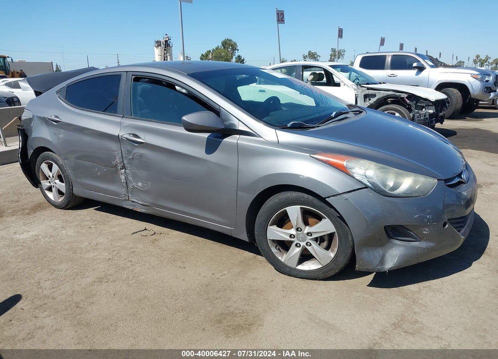 2013 HYUNDAI ELANTRA GLS VIN: 5NPDH4AE1DH344991