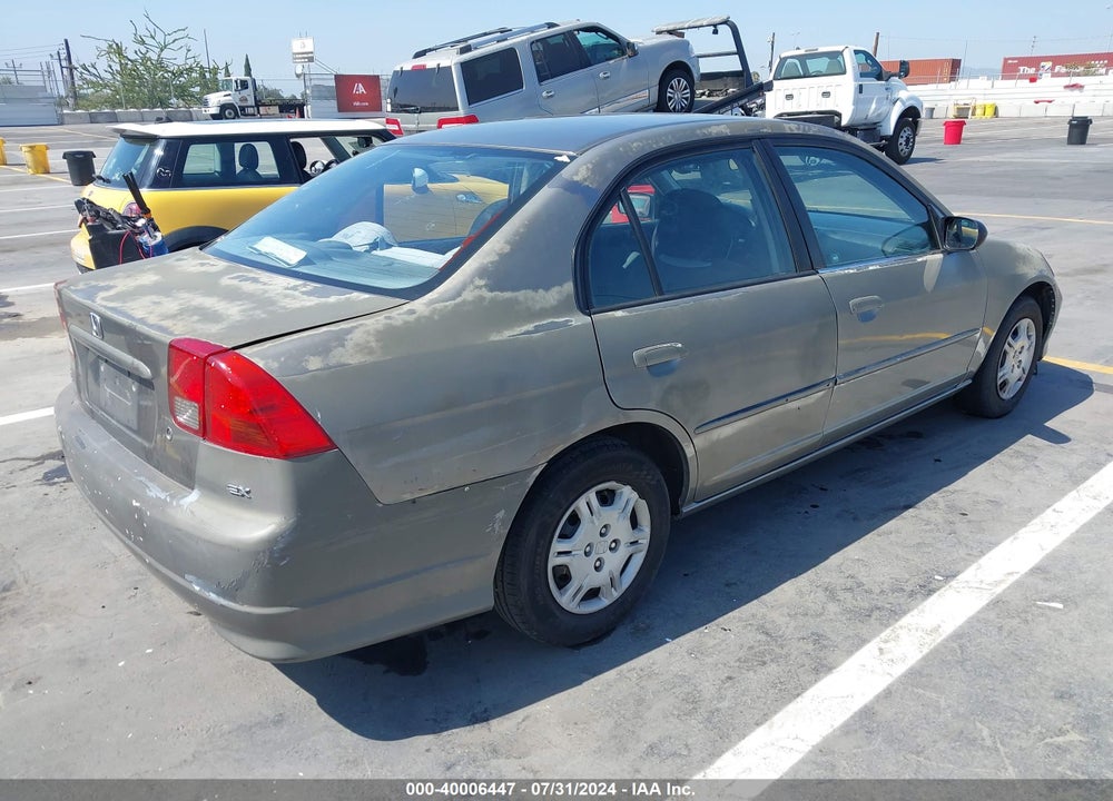 2005 HONDA CIVIC VP VIN: 1HGES16375L018459