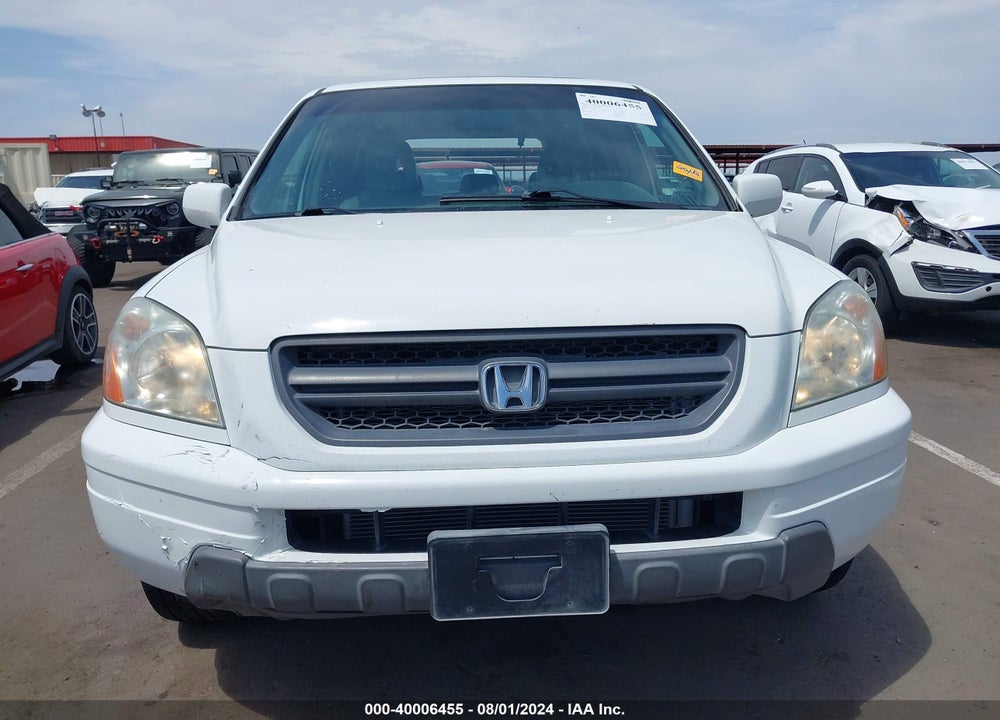 2005 HONDA PILOT EX-L VIN: 2HKYF18545H524432