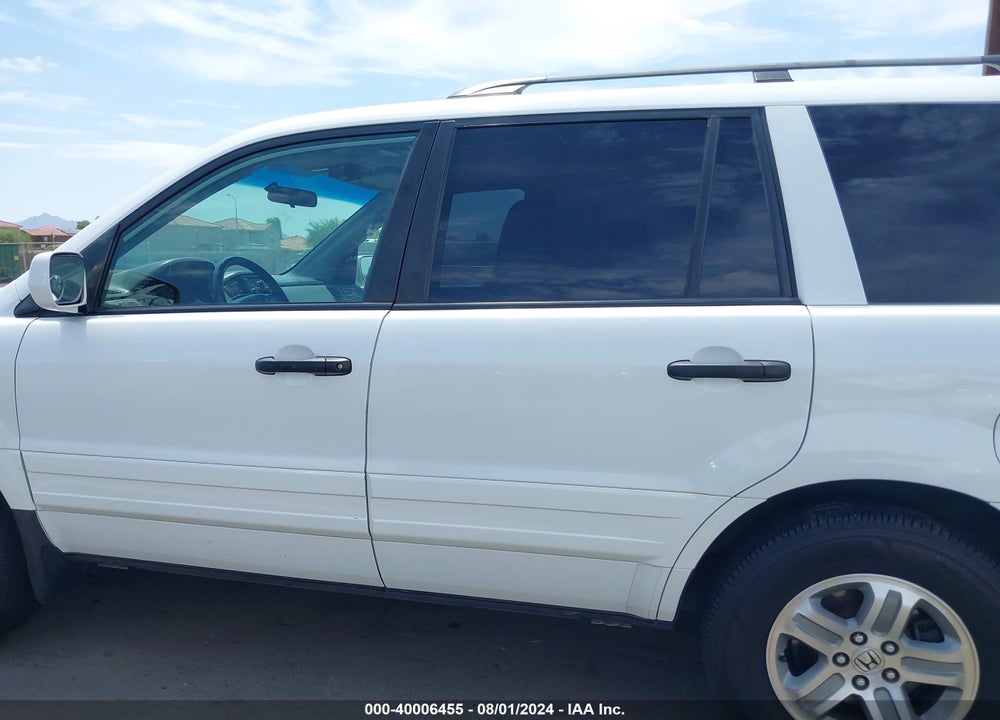 2005 HONDA PILOT EX-L VIN: 2HKYF18545H524432