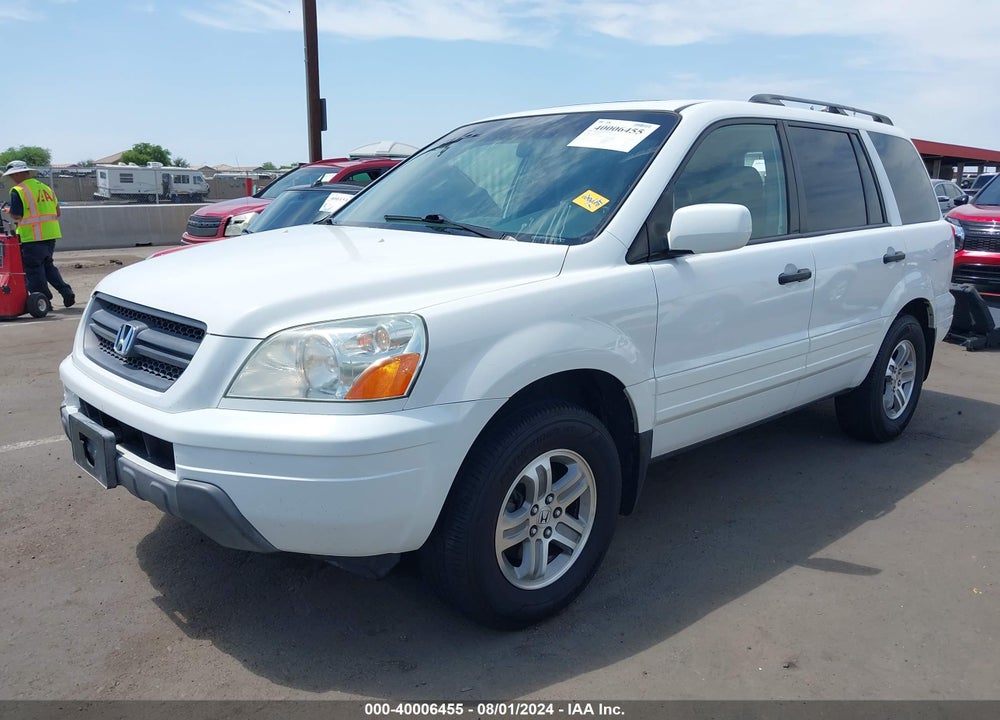2005 HONDA PILOT EX-L VIN: 2HKYF18545H524432