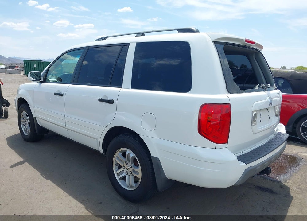 2005 HONDA PILOT EX-L VIN: 2HKYF18545H524432