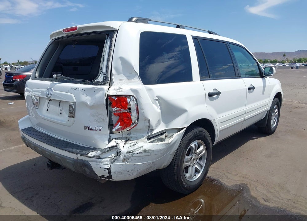2005 HONDA PILOT EX-L VIN: 2HKYF18545H524432